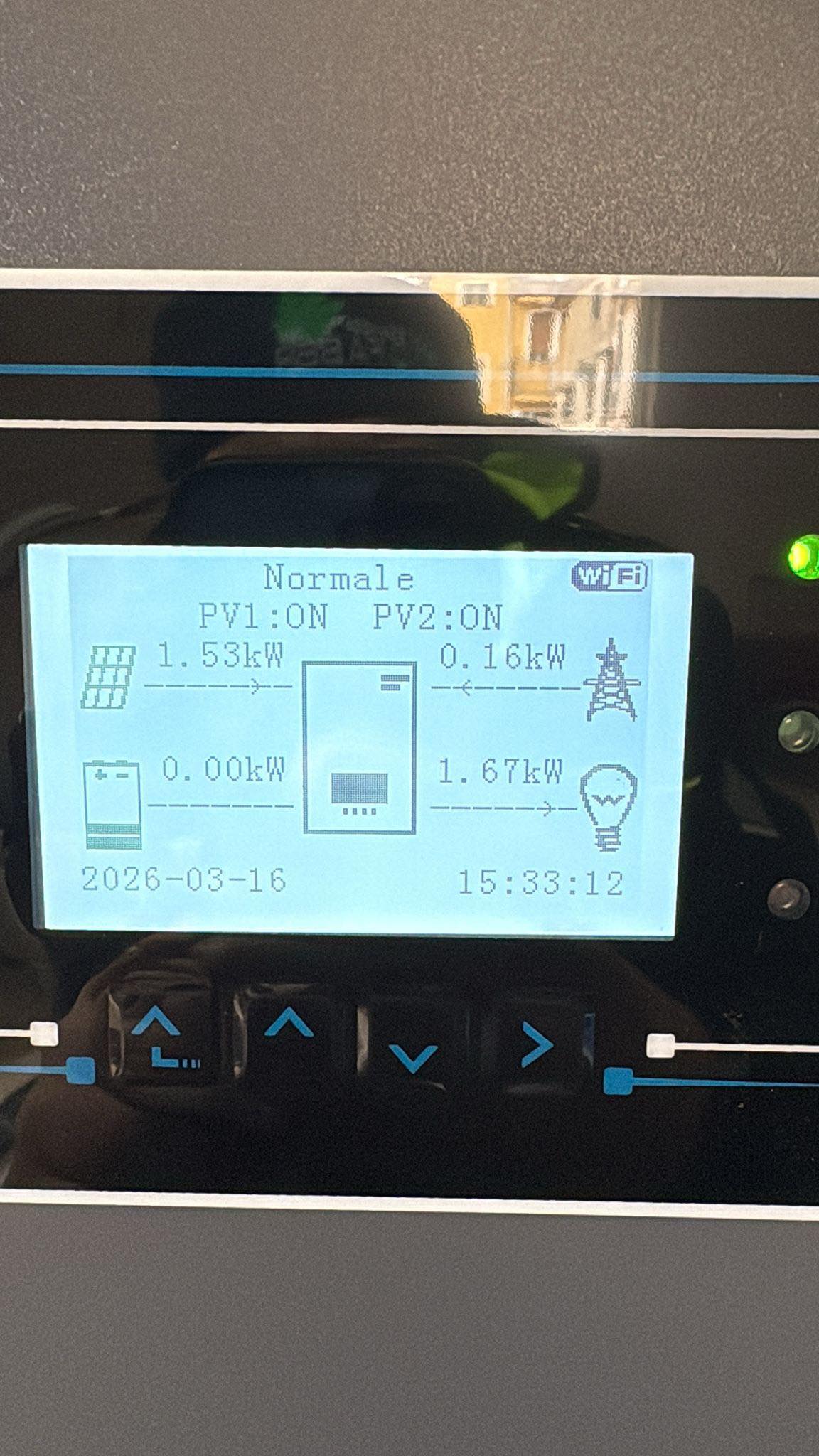 Display inverter con monitoraggio produzione e consumi in tempo reale