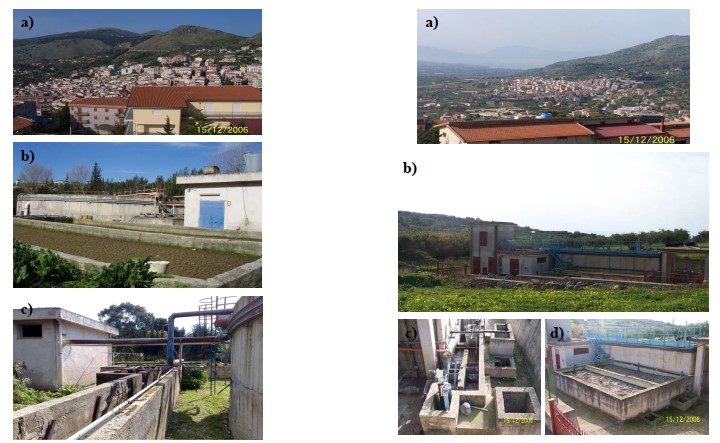 Asta fluviale Nocella e stazioni di monitoraggio