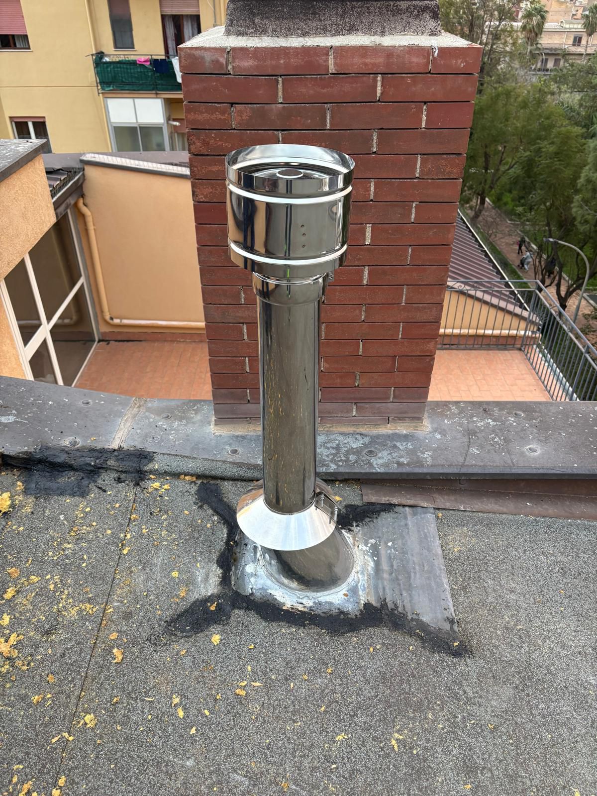 Terminale canna fumaria esterna – installazione a norma