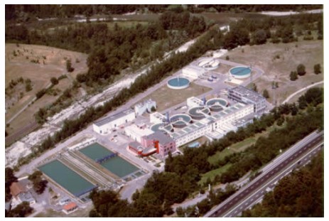 Vista generale impianto di potabilizzazione