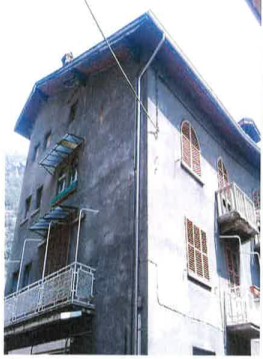 Vista esterna dell'immobile oggetto di stima